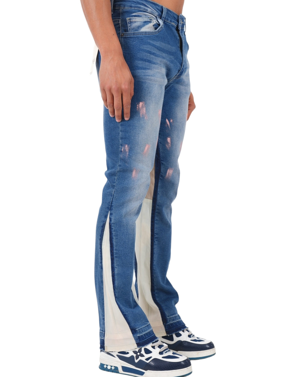 Flaired Jeans tricolor