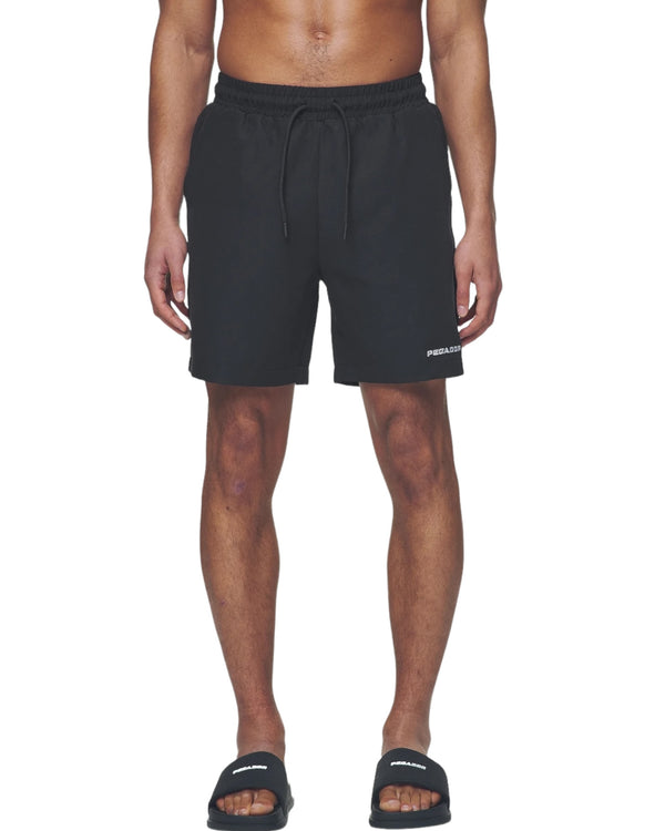 LOGO SWIM SHORTS BLACK