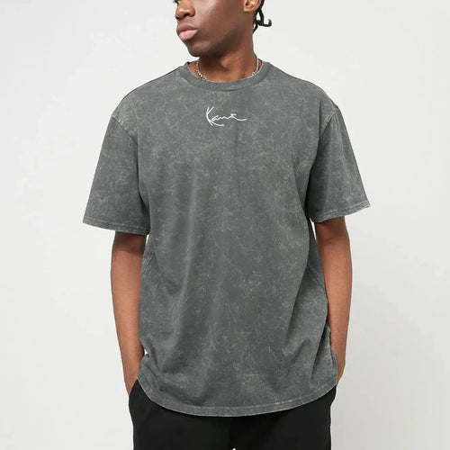 KARL KANI◆Washed Heavy Jersey Skull Tee [white] Karl Kani Small Signature Washed Heavy Jersey Skull Tee