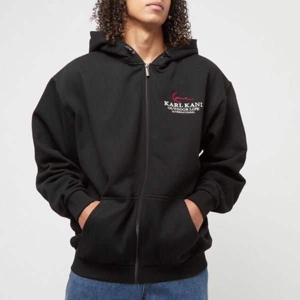 Chest Signature Os Full Zip Hoodie black