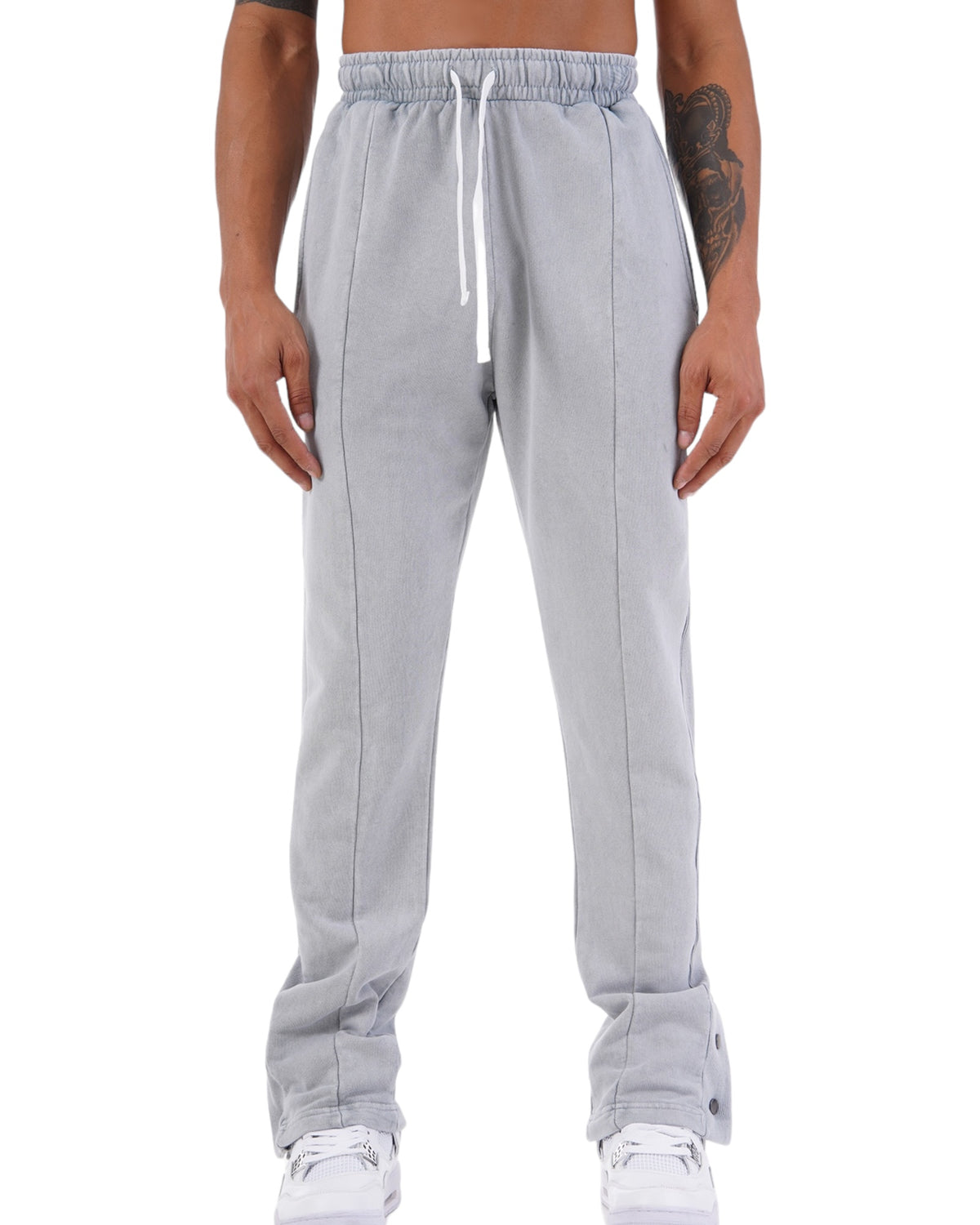 Elegant Jogger mit Knopf Saum