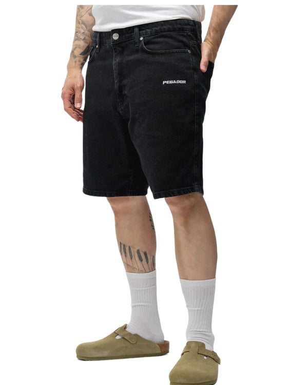 EARL JEANS SHORTS WASHED BLACK