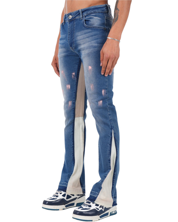 Flaired Jeans tricolor