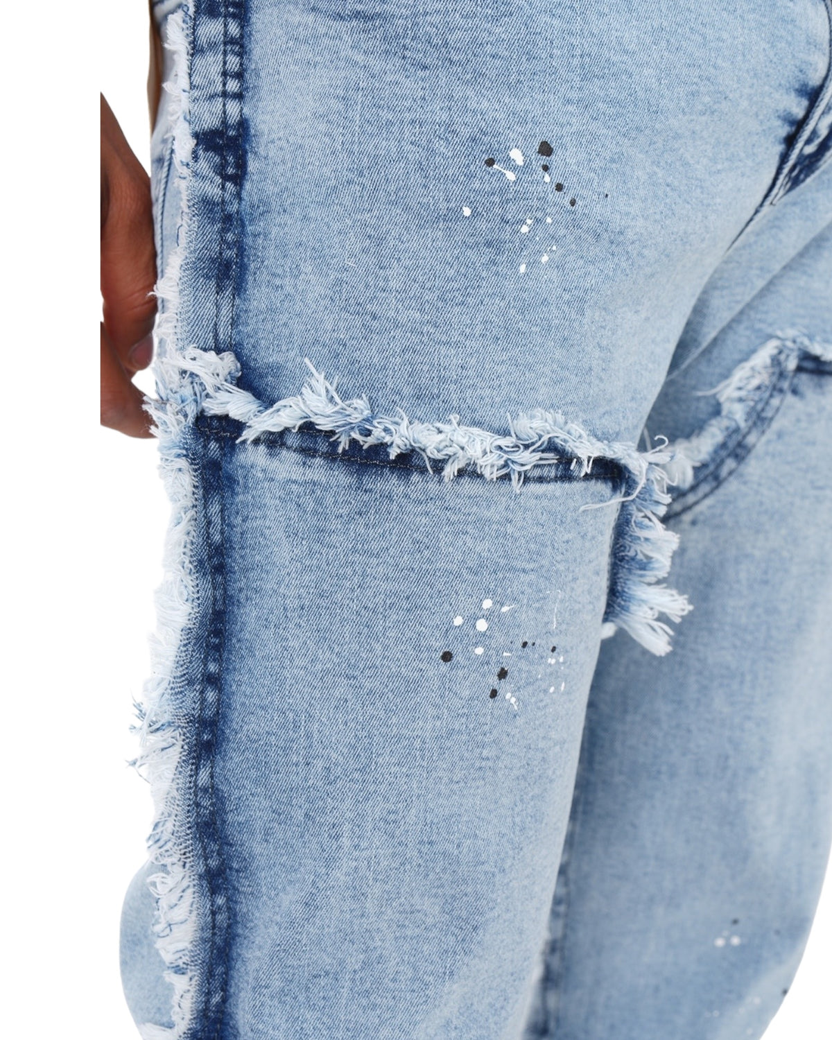 Gangster Drip Jeans light Blue