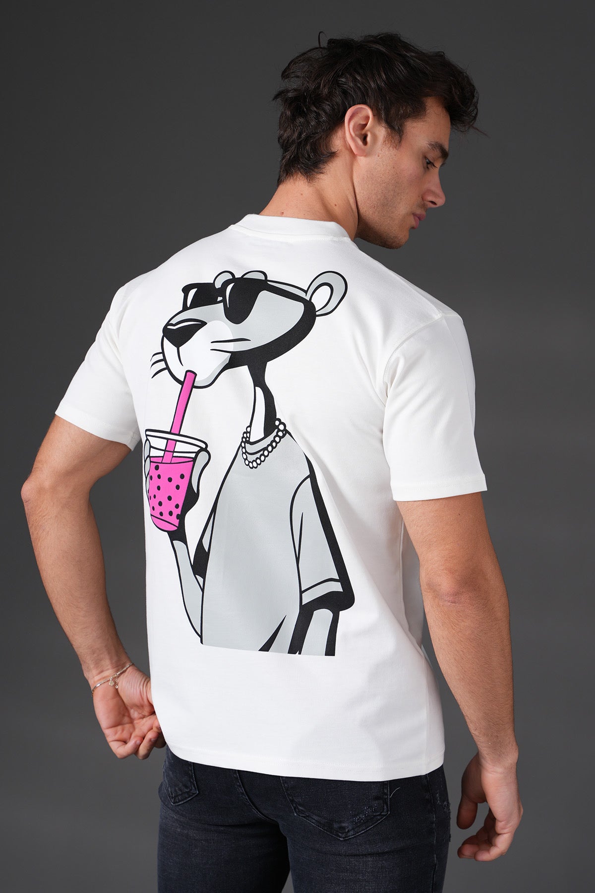 Pink Panta Basic Tee