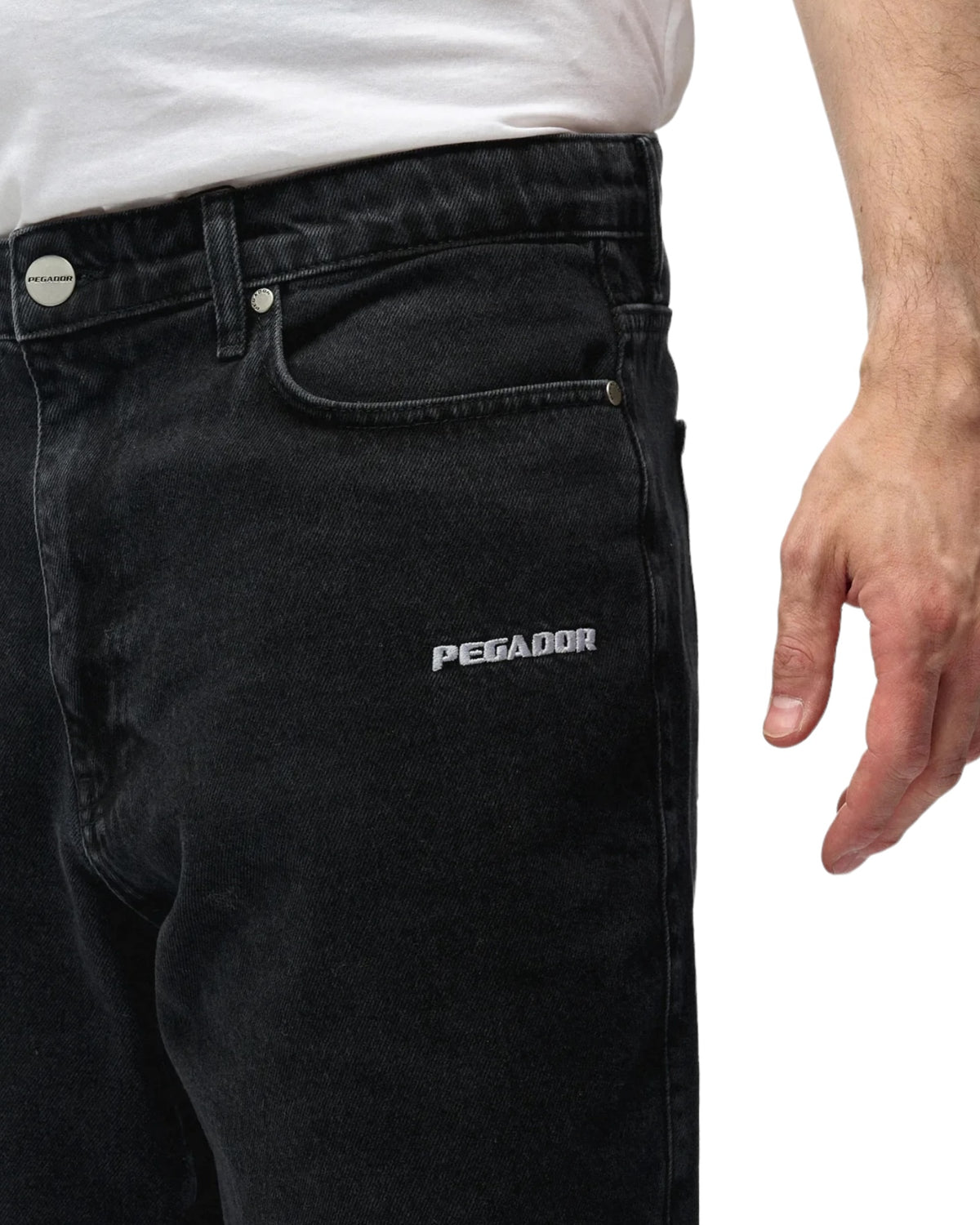 EARL JEANS SHORTS WASHED BLACK