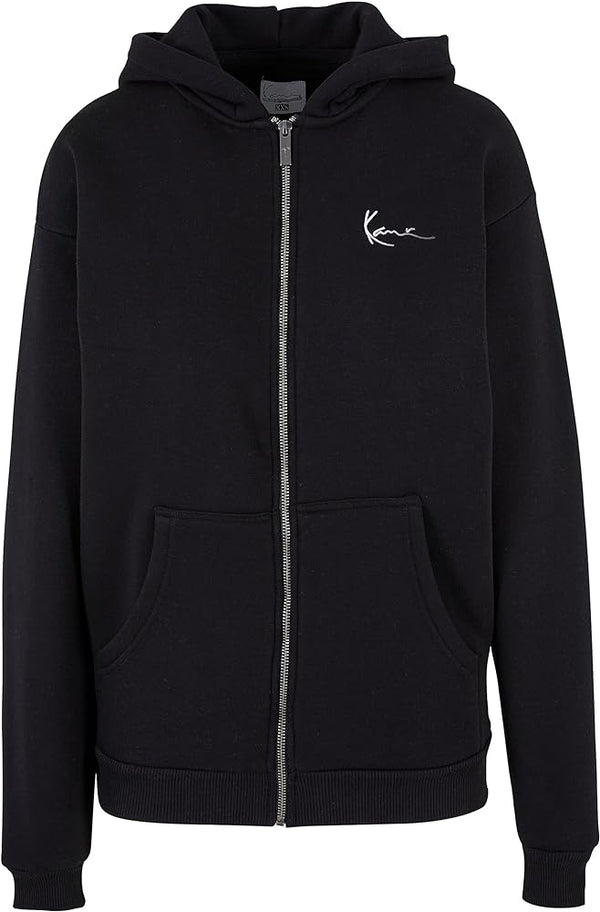 KK Chest Signature Essential Zip Hoodie black