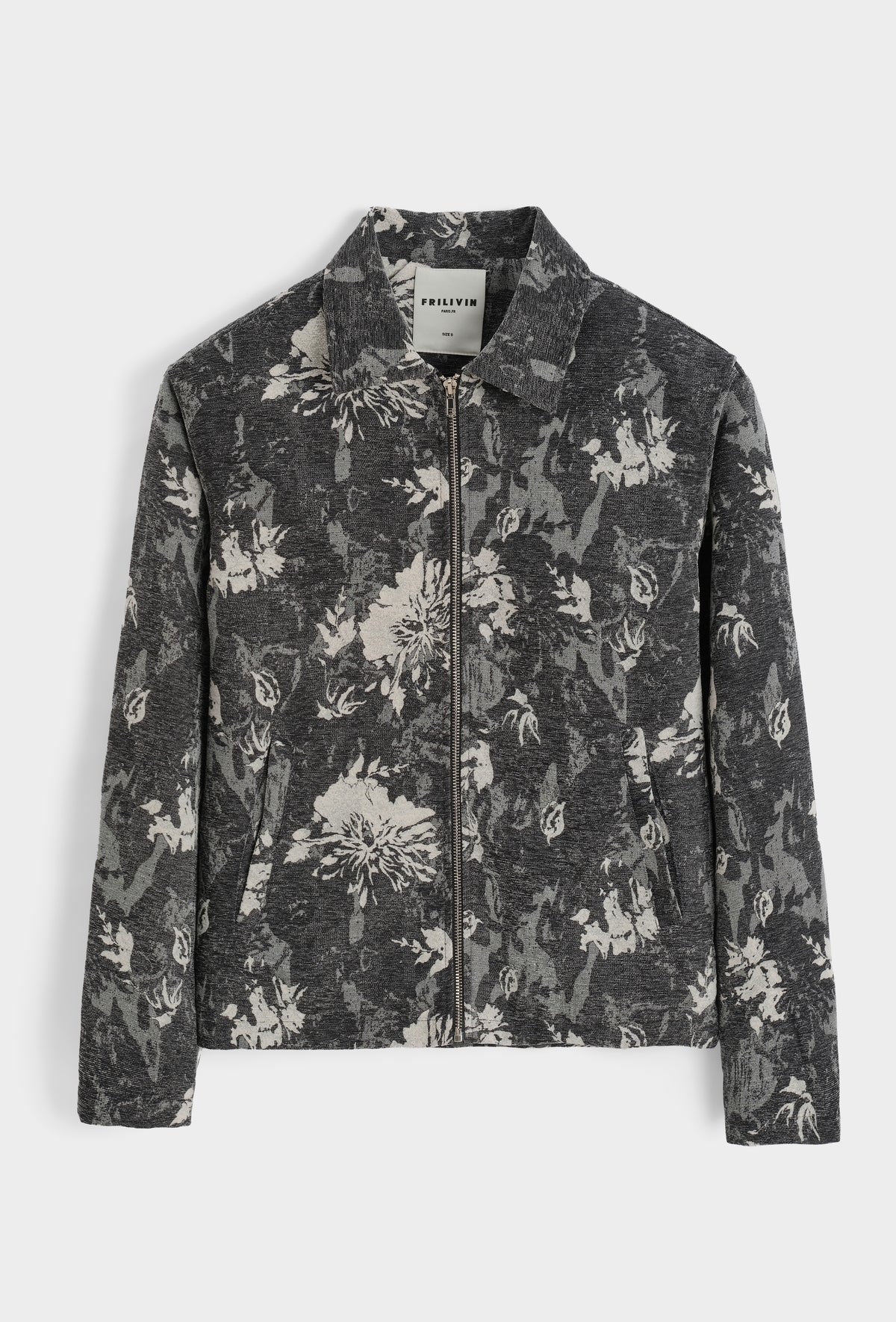 Flowers Jeans Jacket