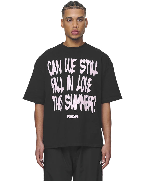 ELGIN BOXY TEE WASHED BLACK