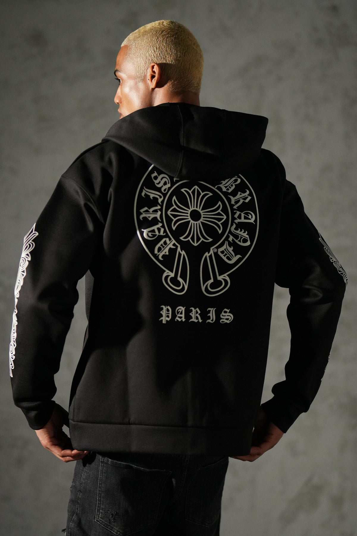 Chrome Drip Zipper