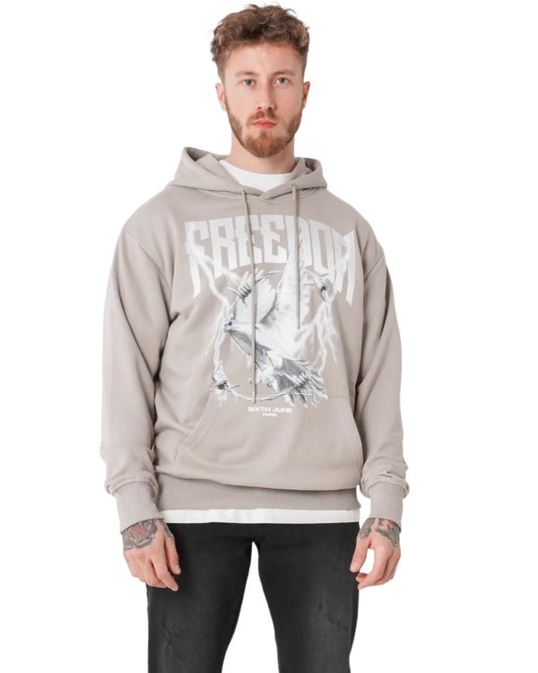 FREEDOM PRINTED HOODIE