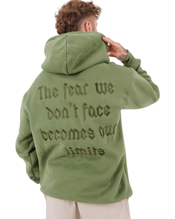 Fear Hoodie Green