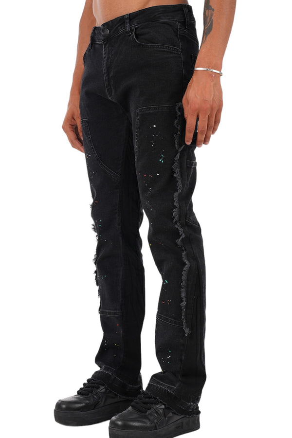 Flaired Jeans Gangster Edition Diamond Black