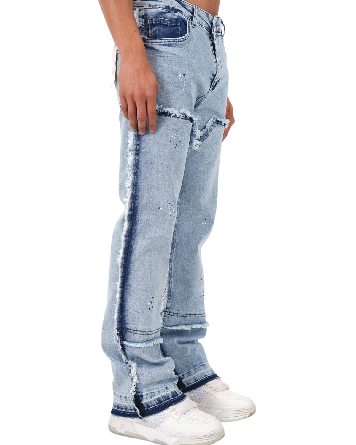 Gangster Drip Jeans light Blue