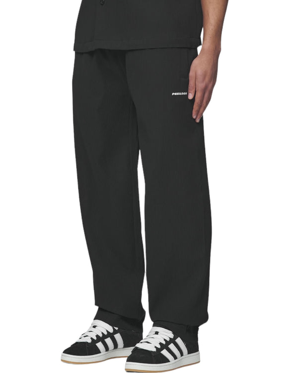 TROY PLISSEE PANTS BLACK