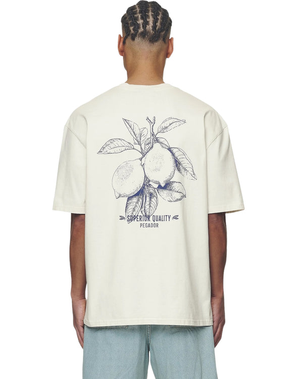 GORET OVERSIZED TEE WASHED SALTY CREAM