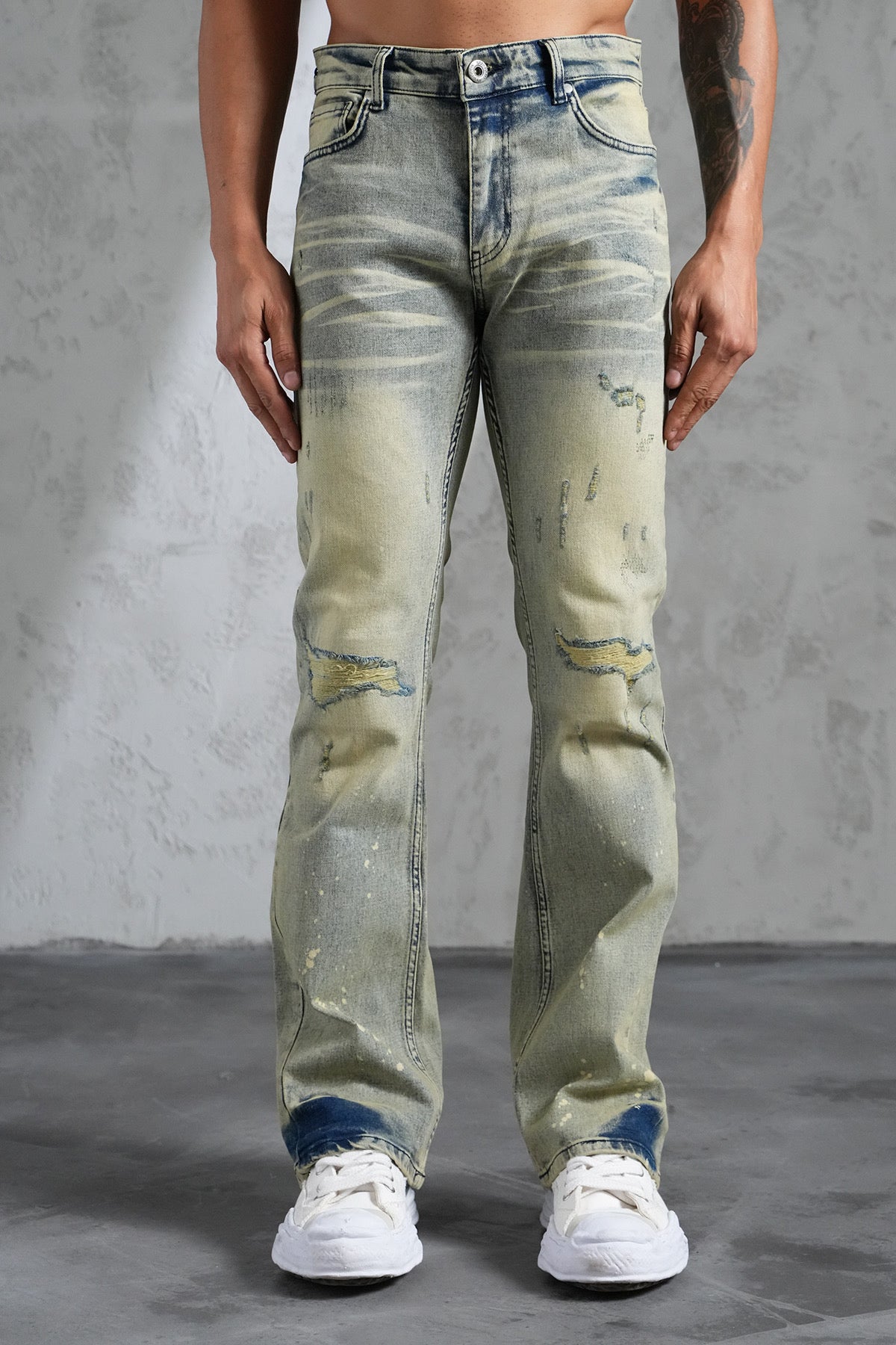 Flaired Washed Sand