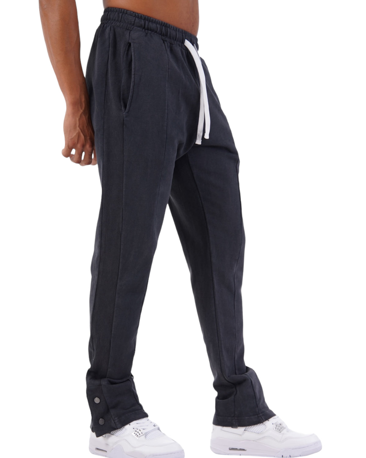 Elegant Jogger mit Knopf Saum