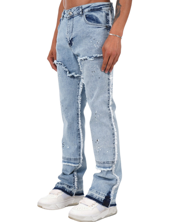 Gangster Drip Jeans light Blue