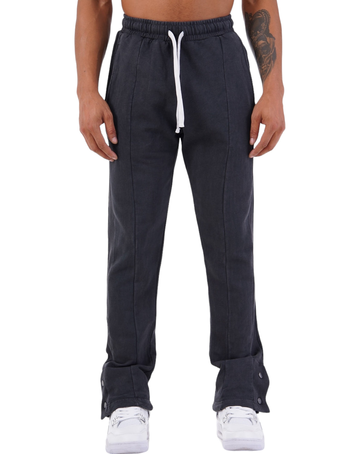 Elegant Jogger mit Knopf Saum