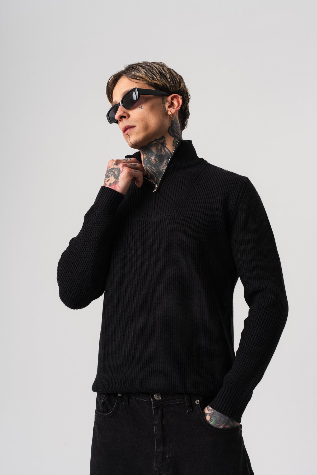 Knit Half-Zip