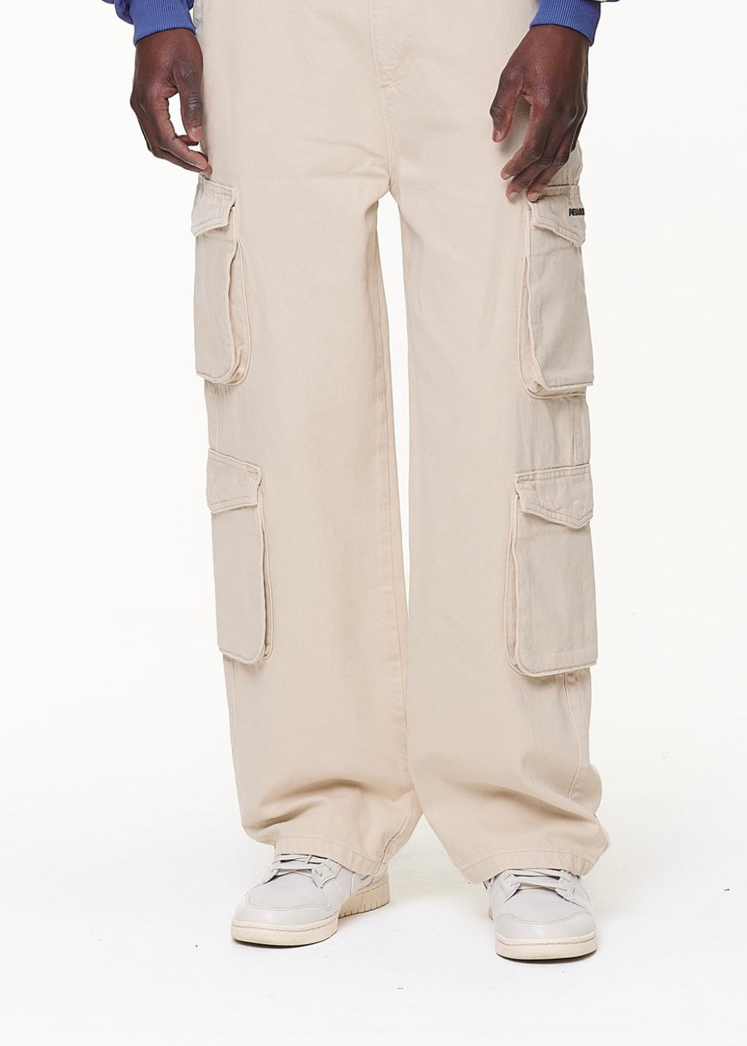GARLAN WIDE CARGO PANTS DESERT SAND