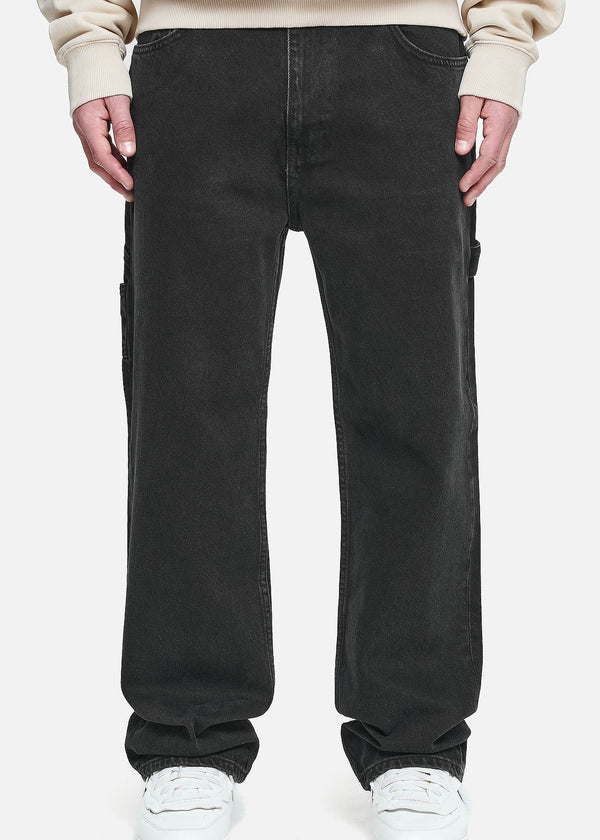 DAULE BAGGY WORKWEAR JEANS WASHED BLACK