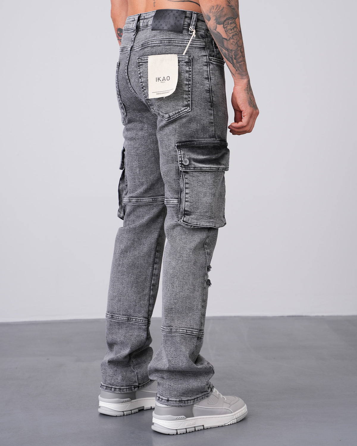 Pocket Flaired Grey