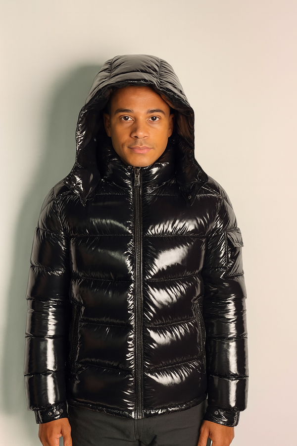 Cropped Puffer Glossy