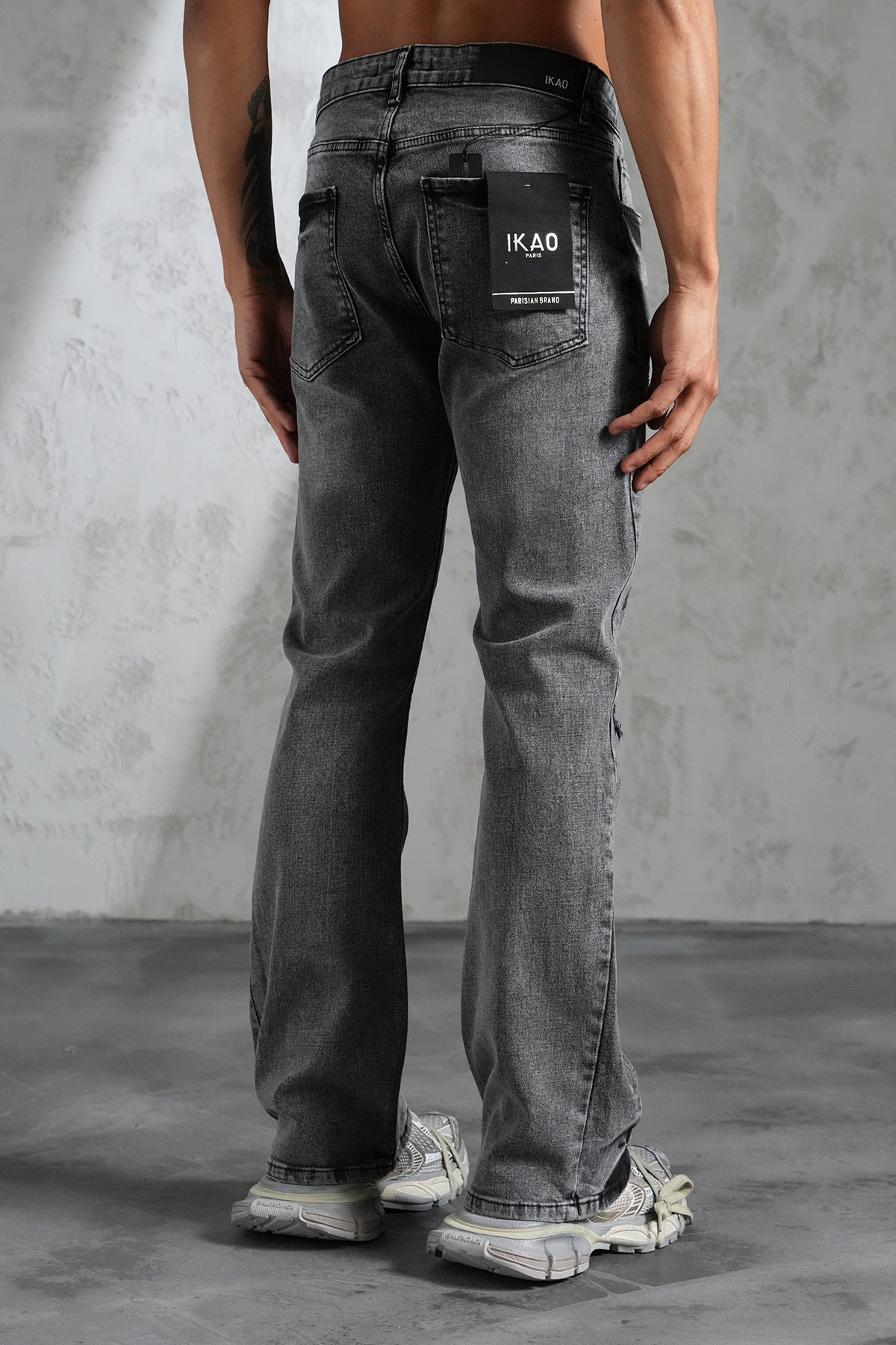 Faired Denim Grey Ripped