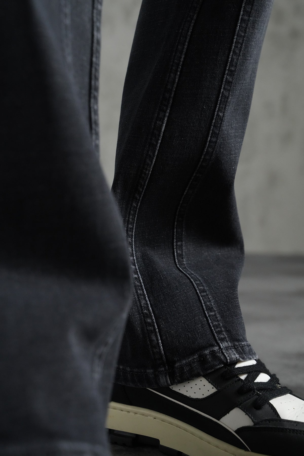 Flaired Denim Basic Black