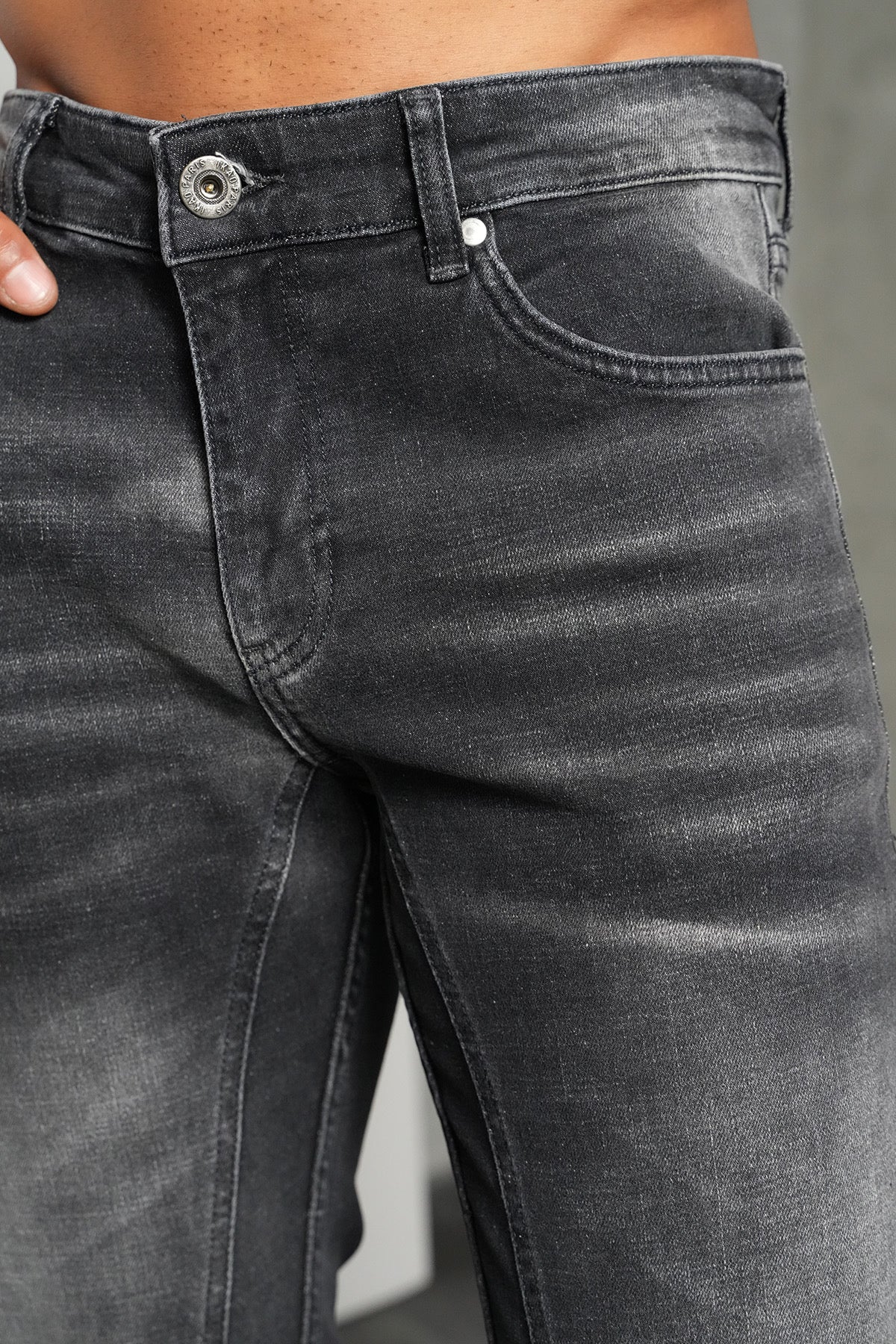 Flaired Denim Basic Black