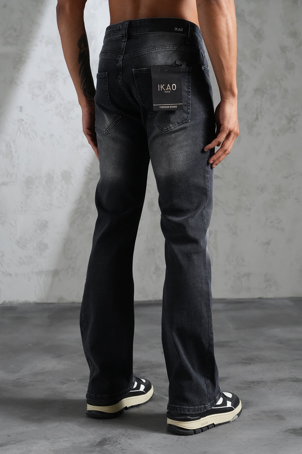 Flaired Denim Basic Black