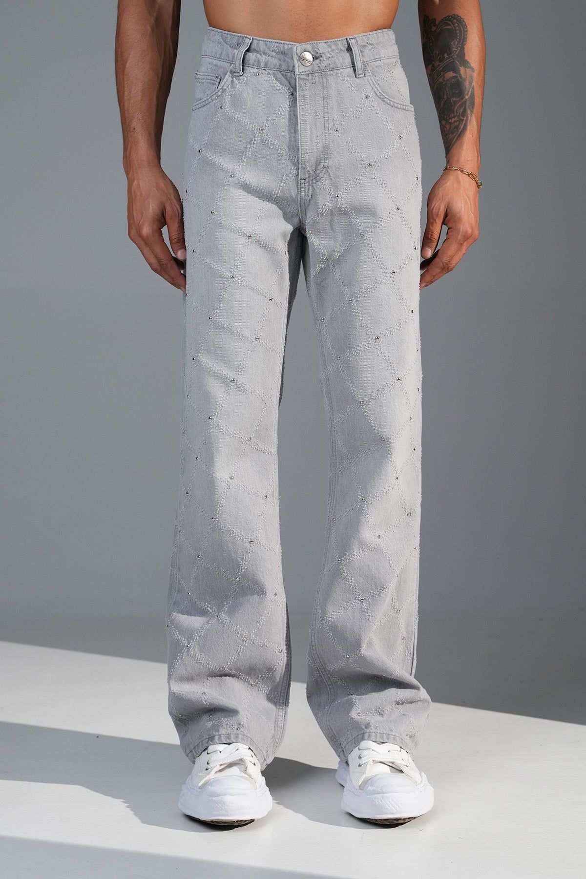 Flaired Karo Grey