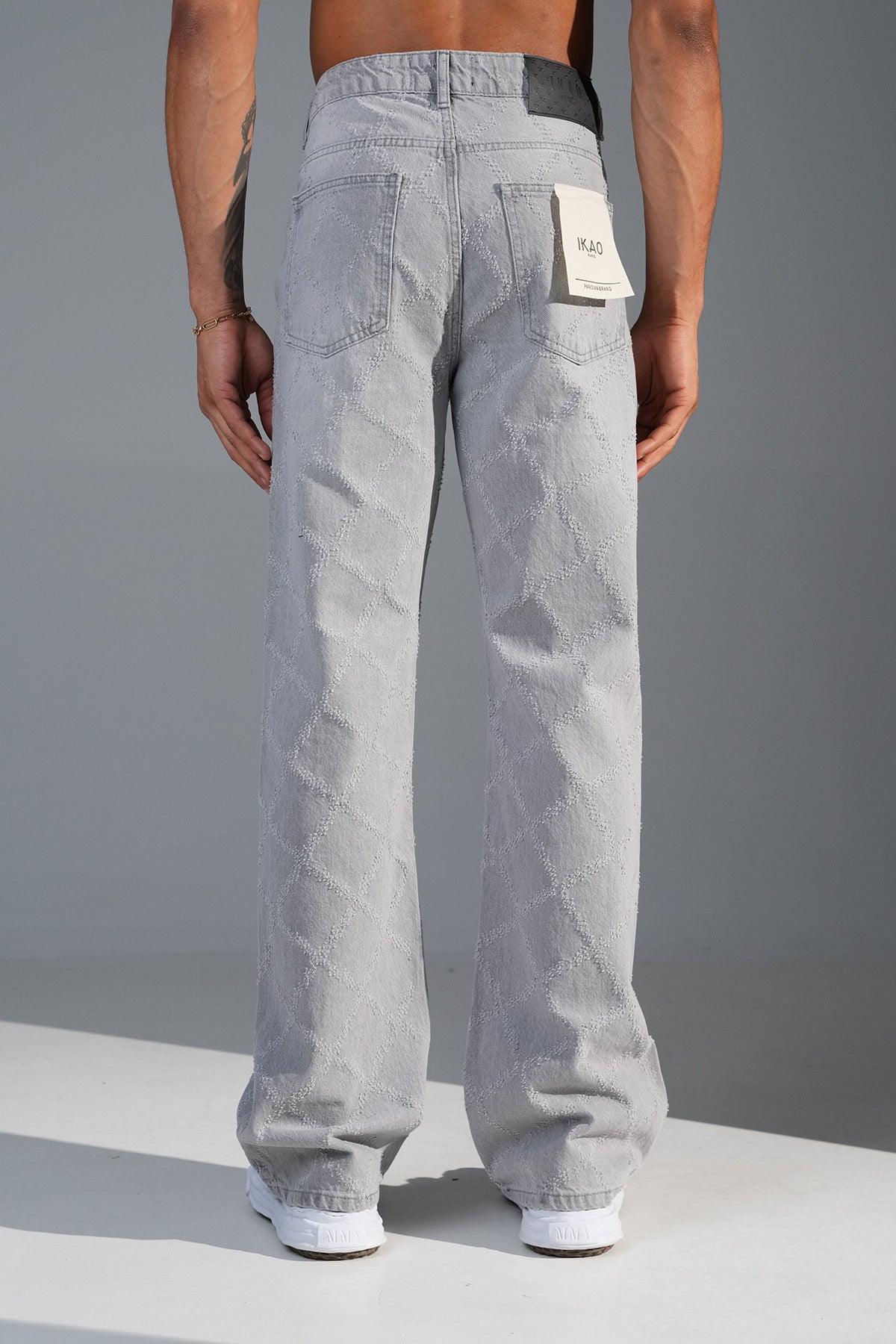 Flaired Karo Grey