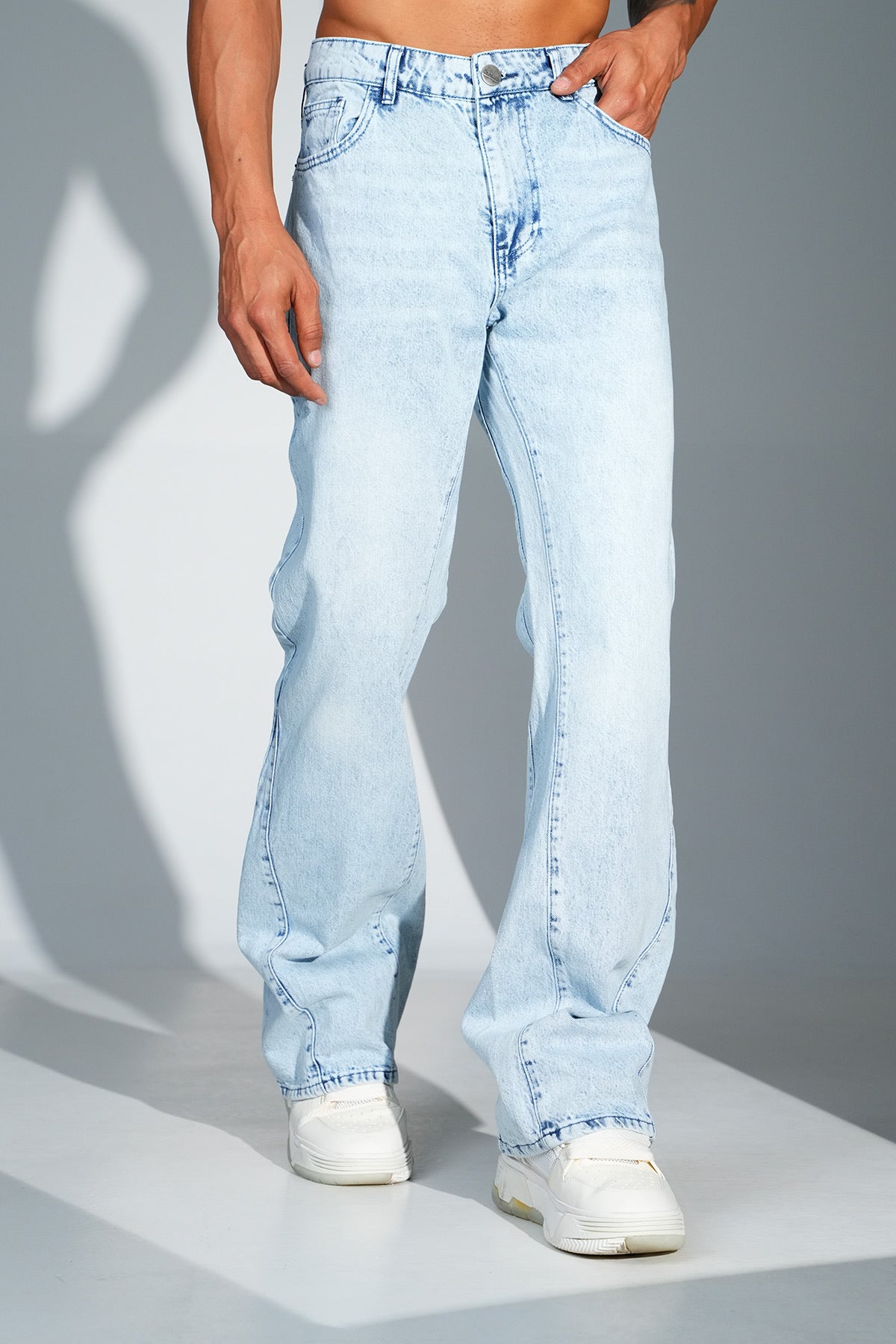 Flaired Oversize Lightblue
