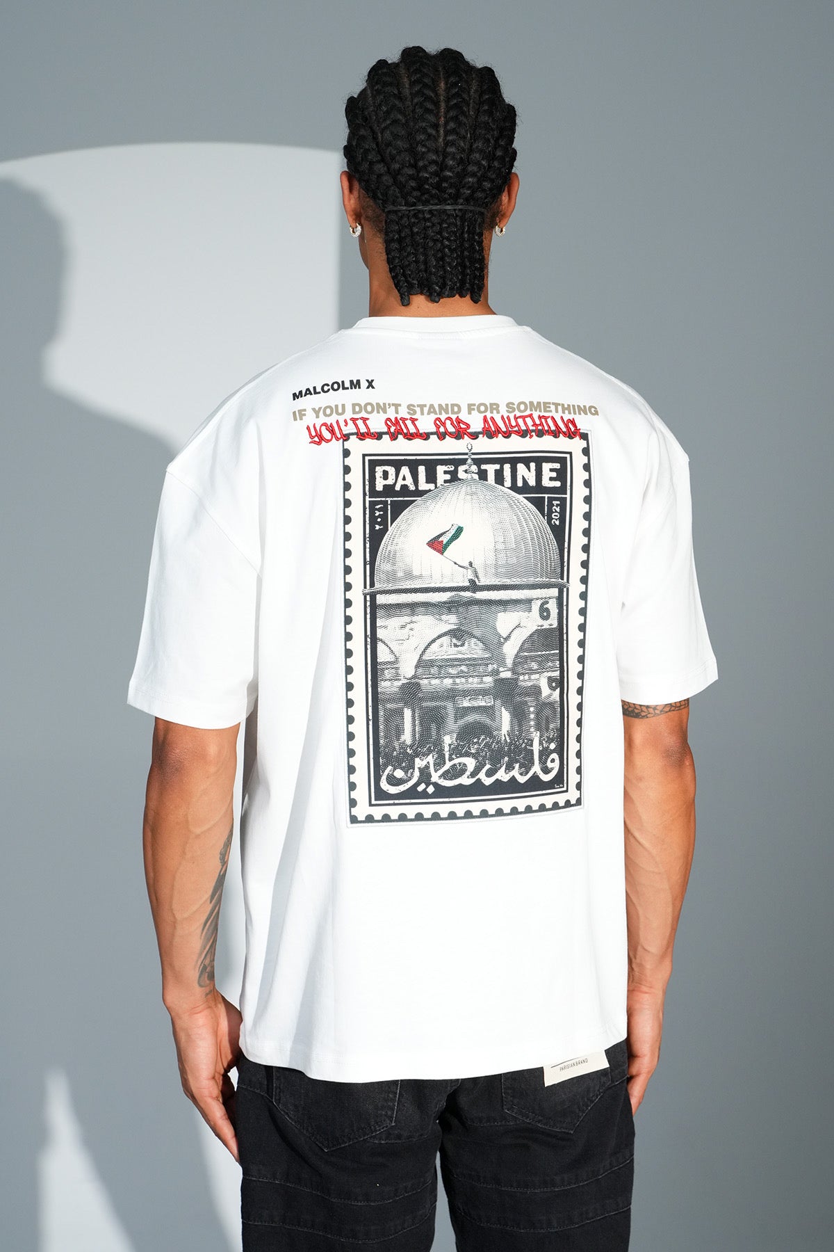 Malcolm x Palestine Tee
