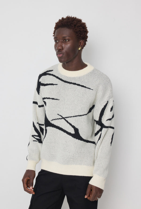 Basic Knitsweater Stripe
