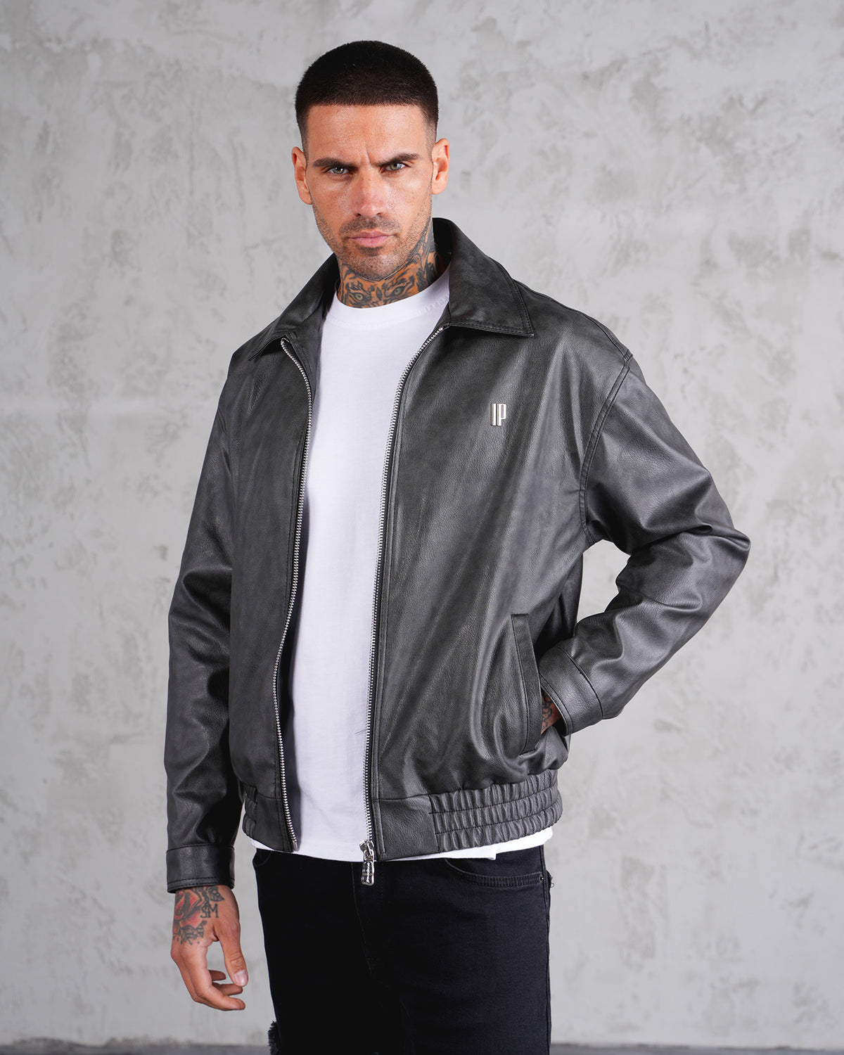 Leder Jacket
