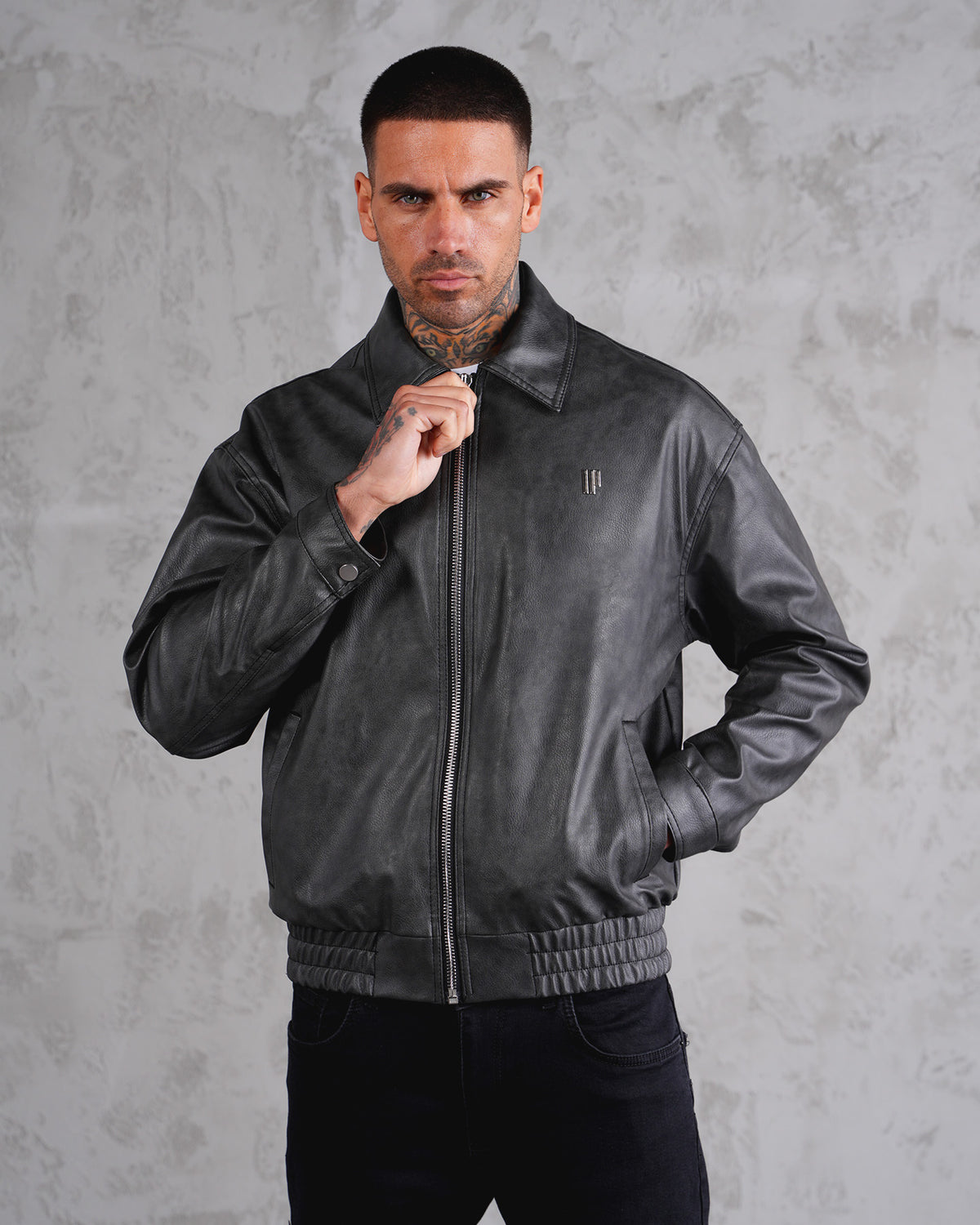 Leder Jacket