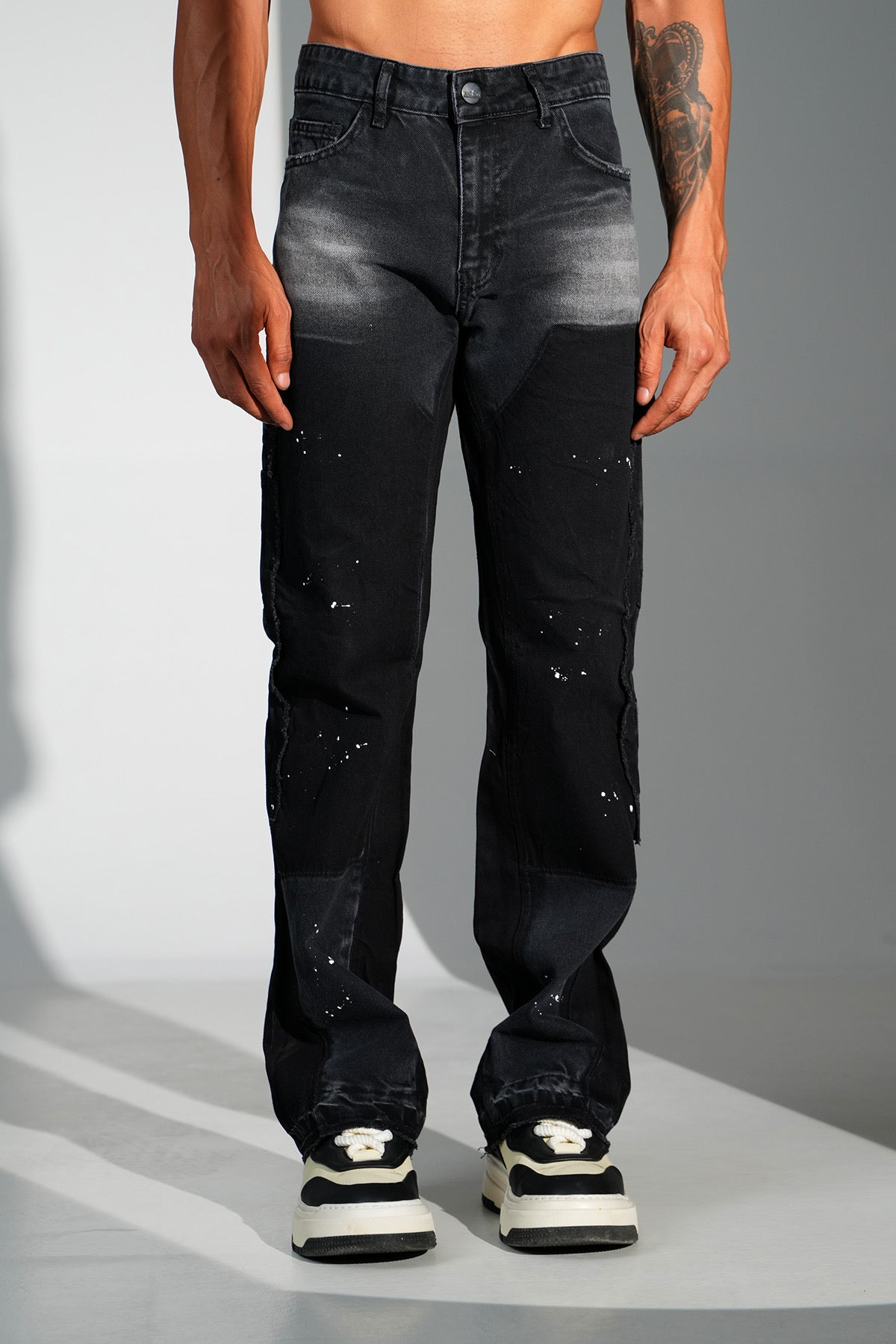 Gangster Oversize Denim Black