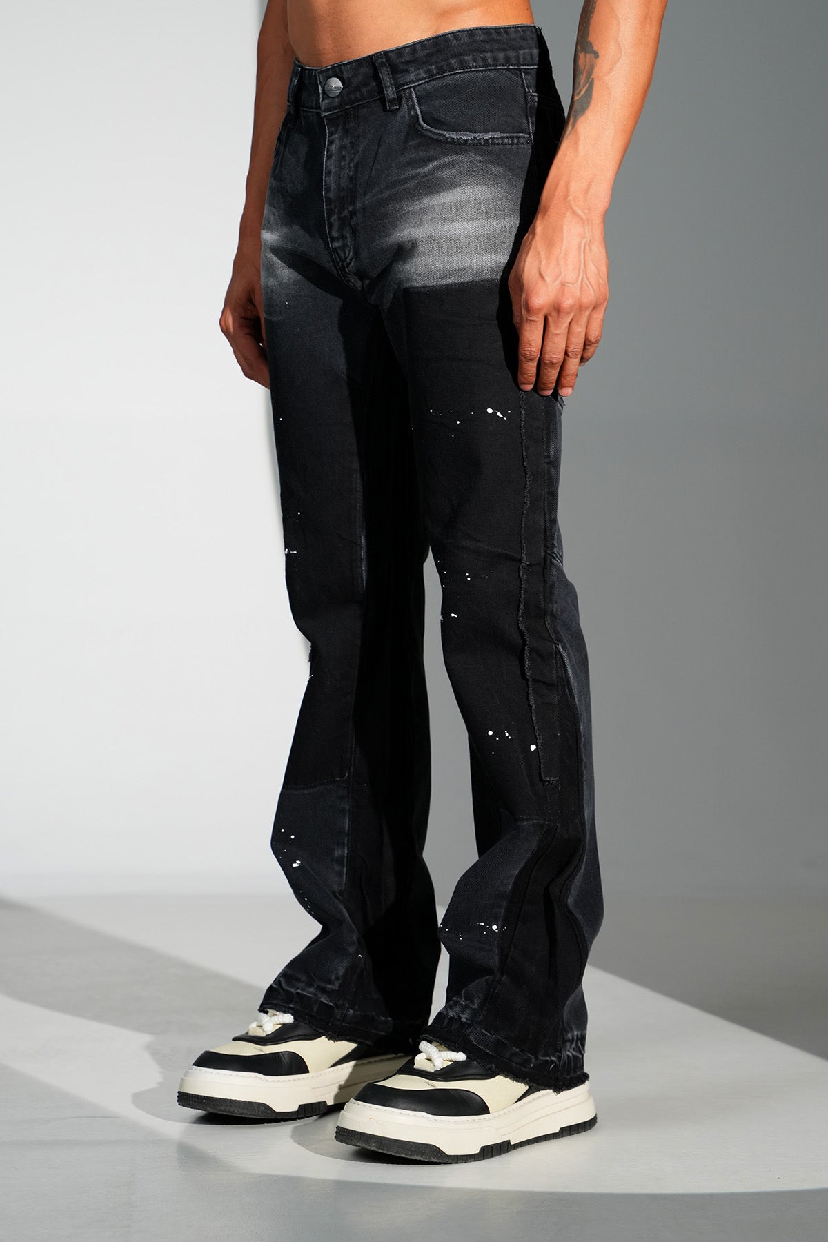 Gangster Oversize Denim Black