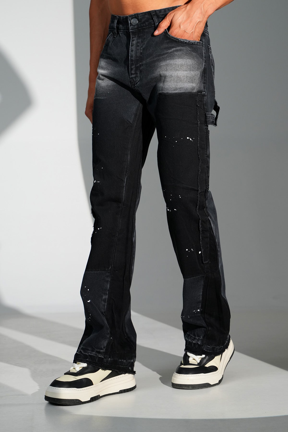 Gangster Oversize Denim Black