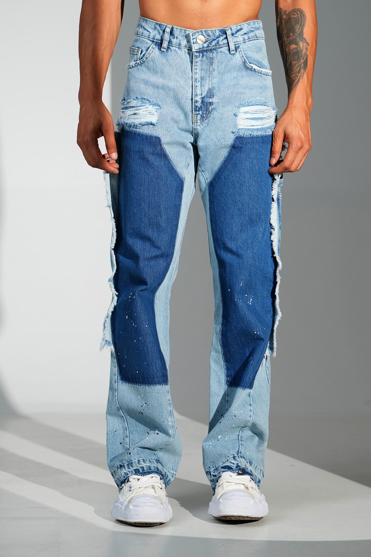 Gangster Oversize Denim Blue