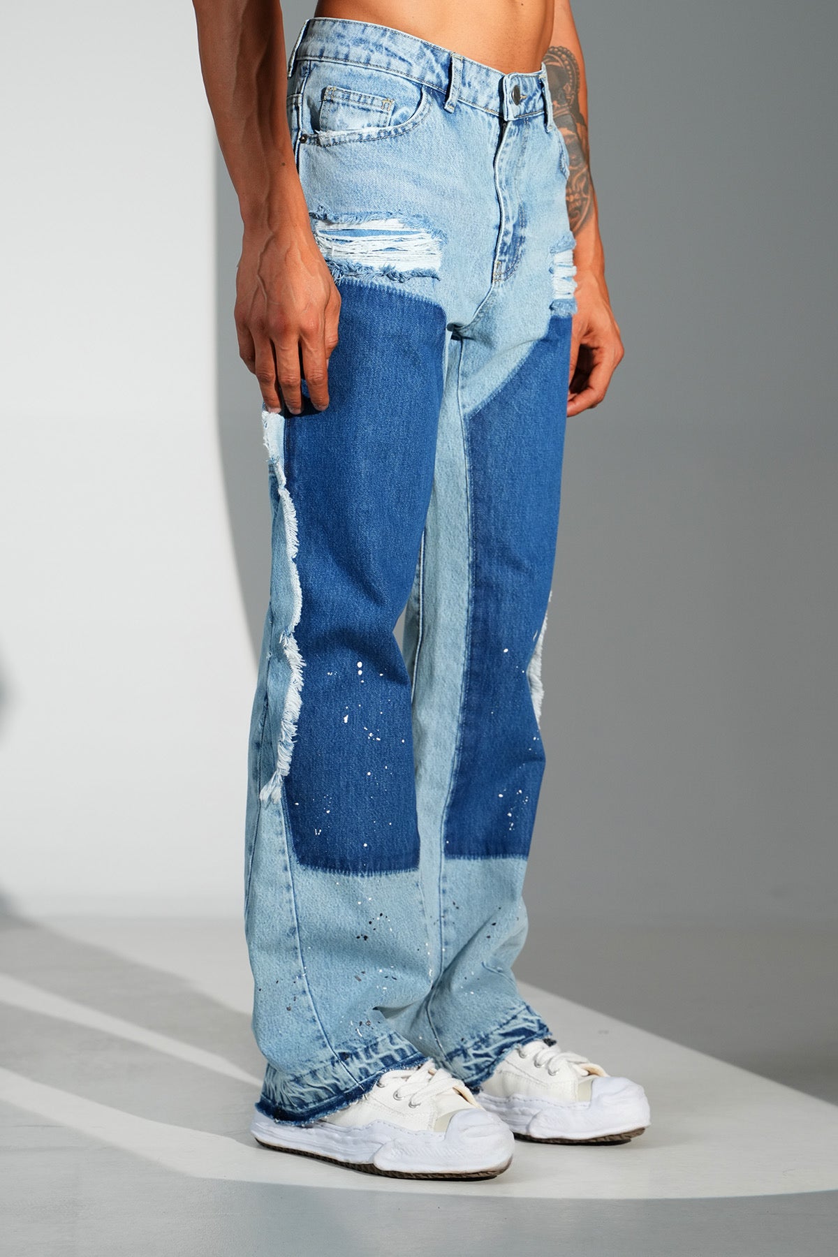 Gangster Oversize Denim Blue