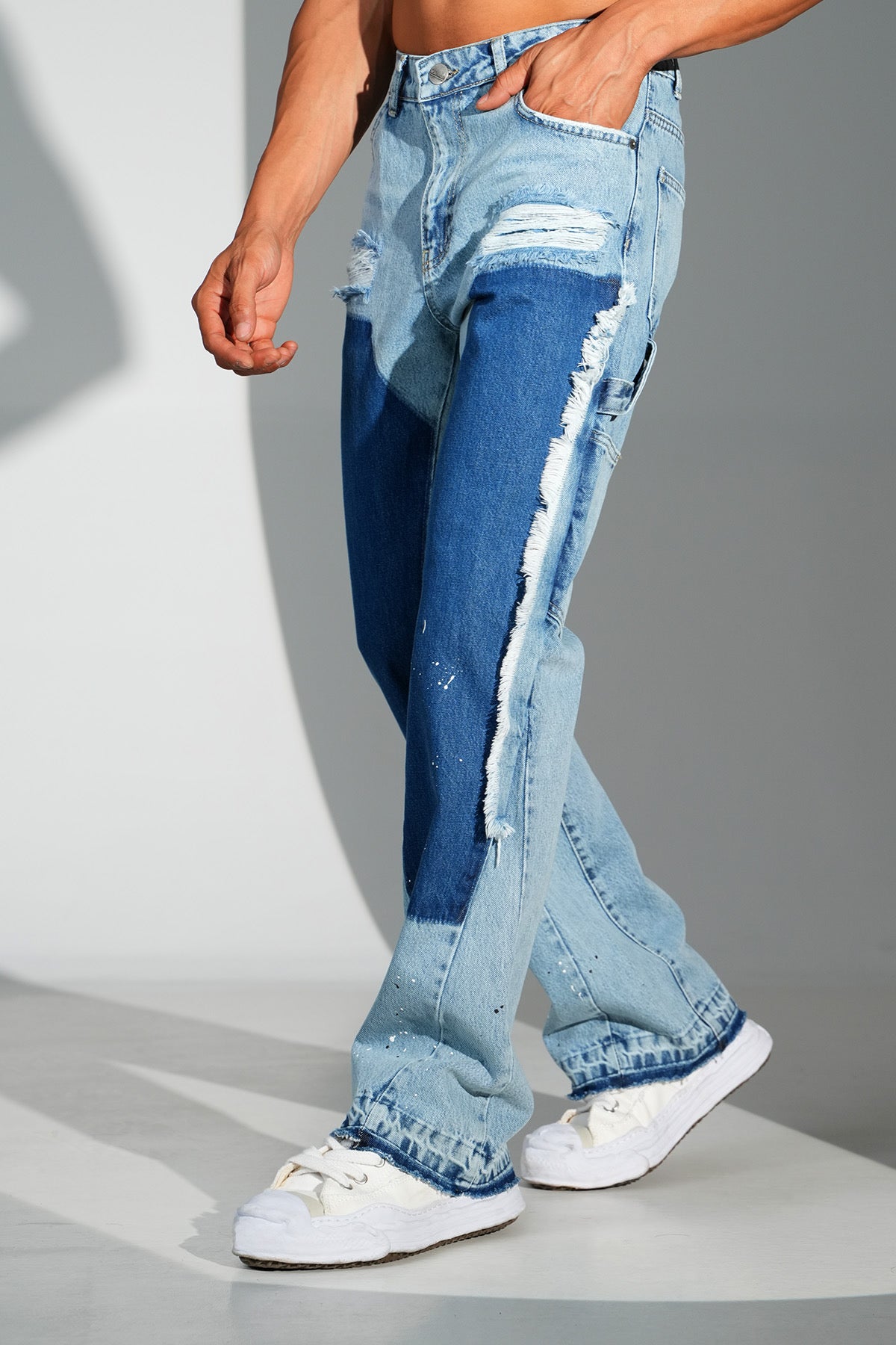 Gangster Oversize Denim Blue