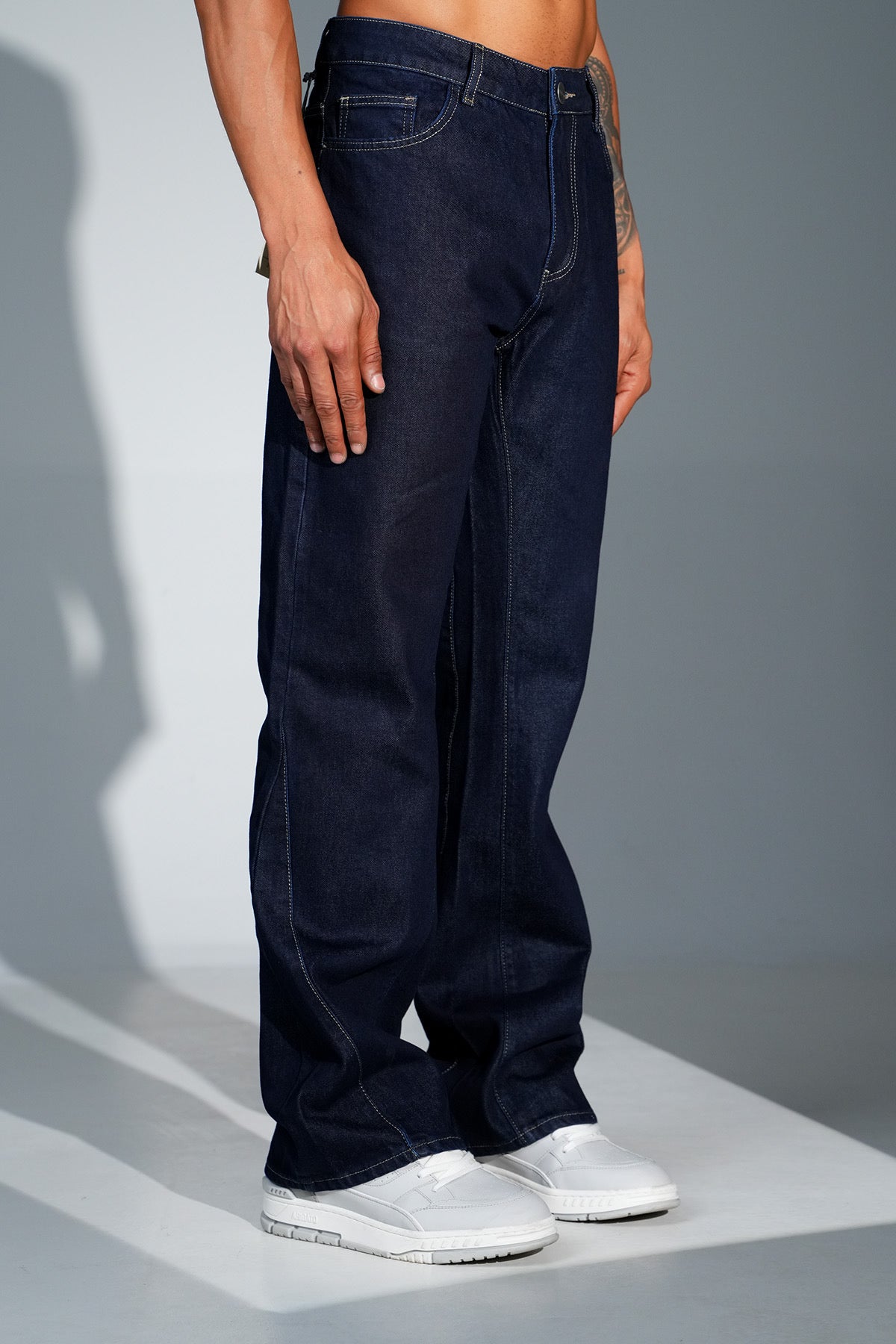 Heavy Flaired Jeans d-Blue