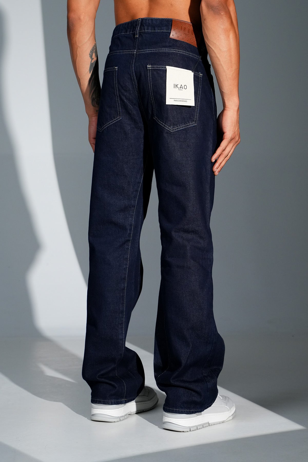 Heavy Flaired Jeans d-Blue
