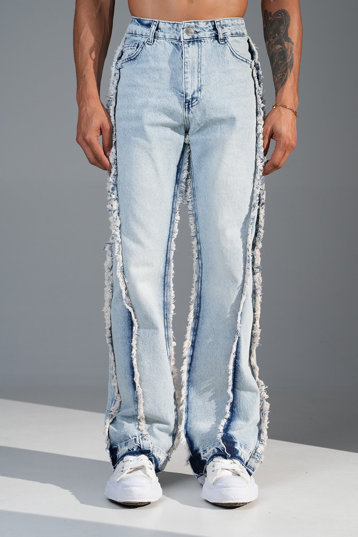 Lined Flaired Denim