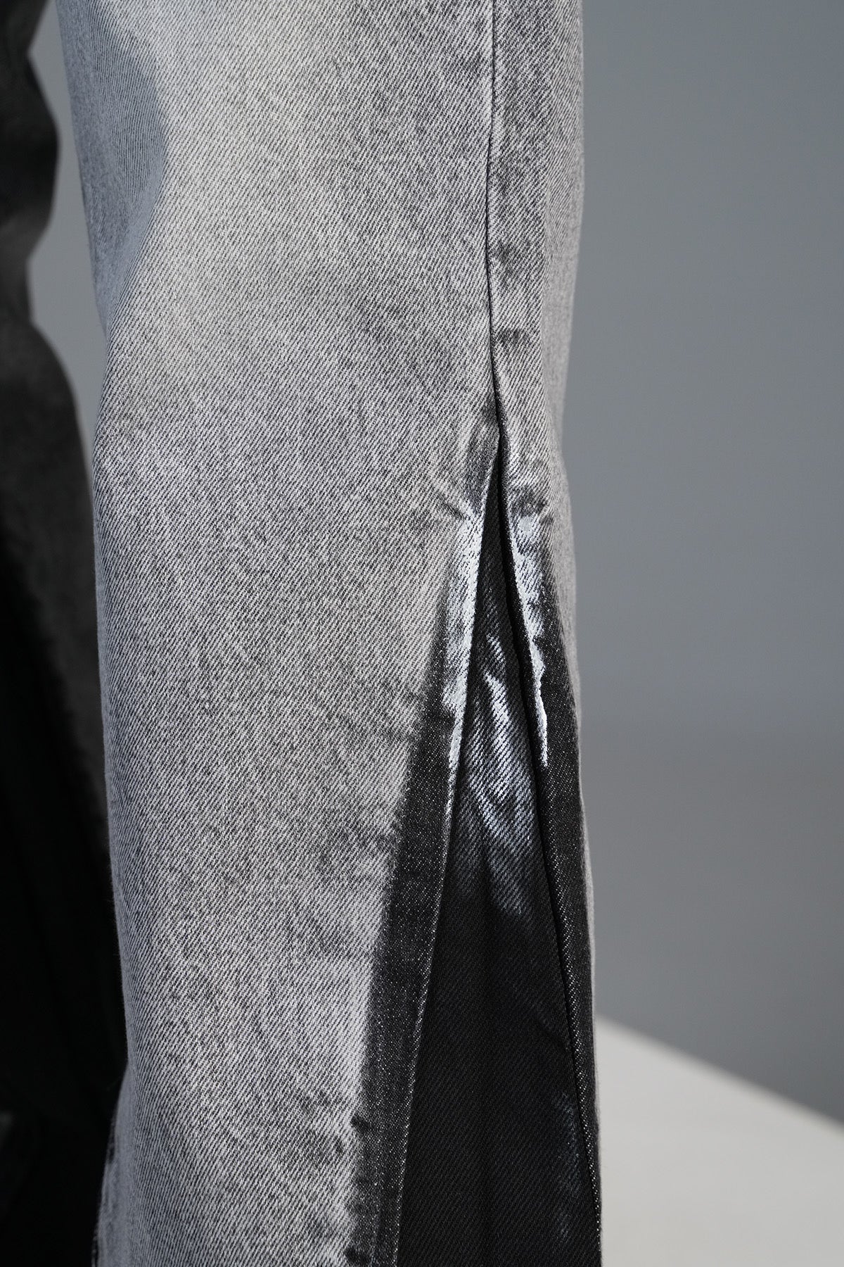 Baggy Jeans Flaired Darkgrey